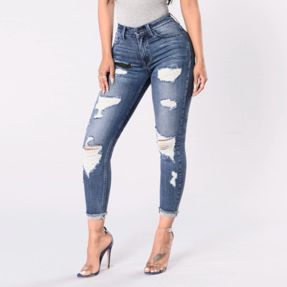 Fashion Nova Ripped Jeans
